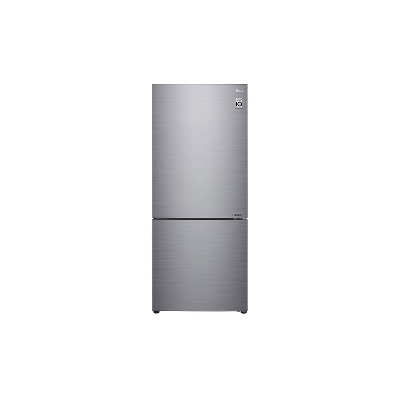 Lg LBNC15231V 15 cu. ft. 28-inch Wide Bottom Freezer Refrigerator – Stainless Steel