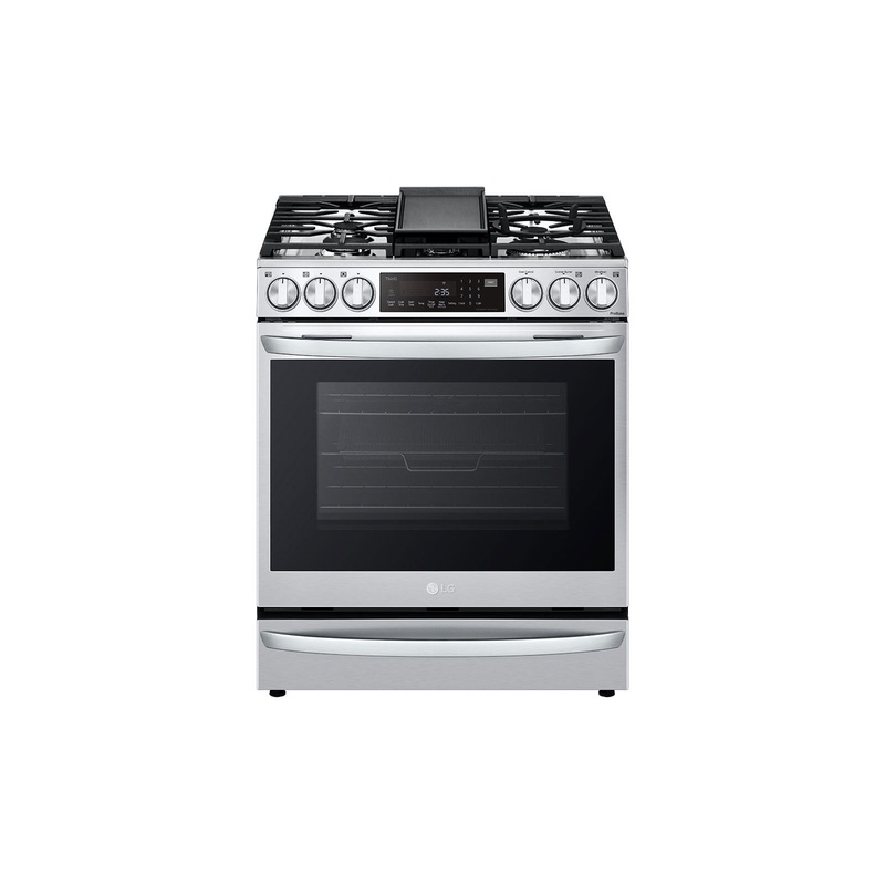 Lg LSGL6337F 6.3 Cu Ft. Smart Wi-Fi Enabled Probake Convection Instaview Gas Slide-In Range With Air Fry