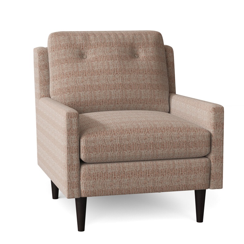 Mcnally 32″ Wide Club Chair Corrigan Studio Leg Color: Espresso Body Fabric: Laguna Blue Floral Performance