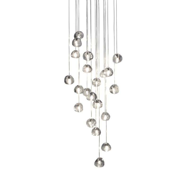 Mizu Square Cluster Pendant Light