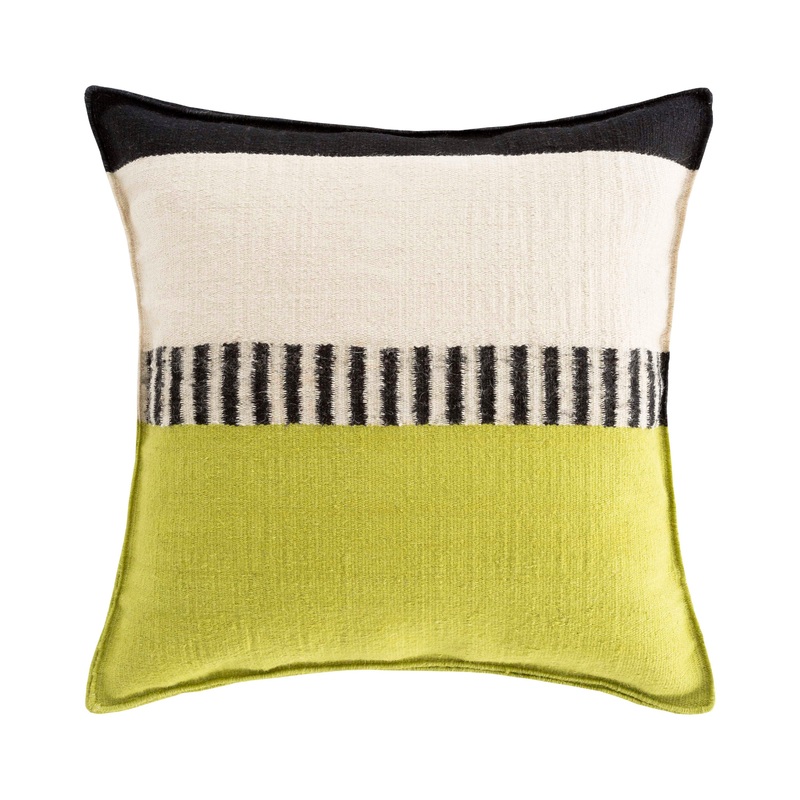 Rustic Chic Geo Pillow – Pistachio 1