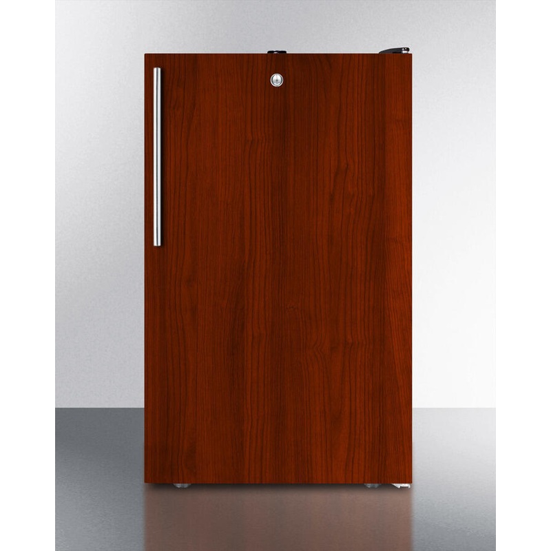 Summit FF521BLBIIF 20″ Wide Built-In Undercounter All-Refrigerator For General Purpose Use, Auto Defrost With A Lock And Integrated Door Frame For Full Overlay Panels