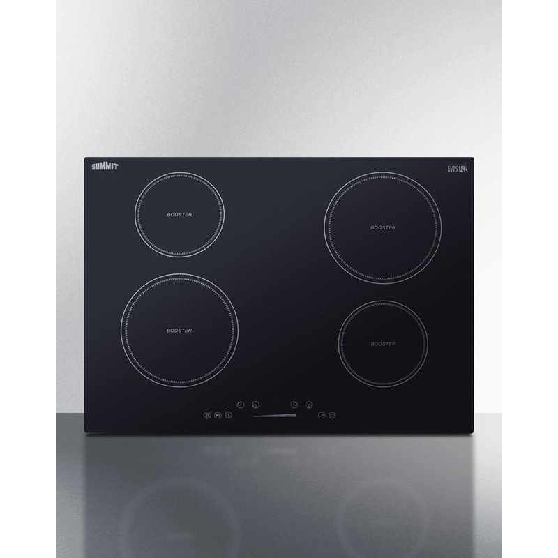 Summit SINC4B301B 30″ Wide 208-240v 4-zone Induction Cooktop