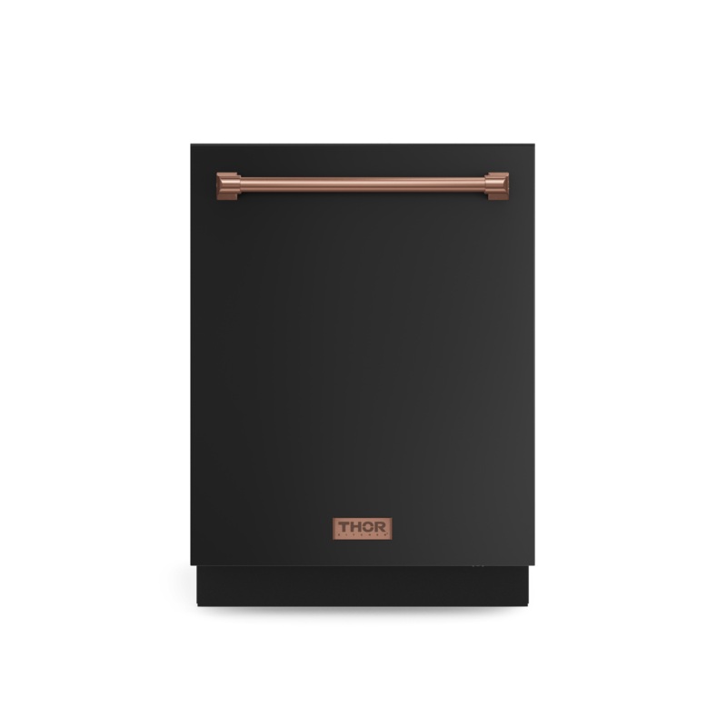 Thor Kitchen DW24X8BA00RSG 24 Inch Dishwasher Matte Black/Rose Gold Gordon Ramsay Series – Dw24X8Ba00-Rsg