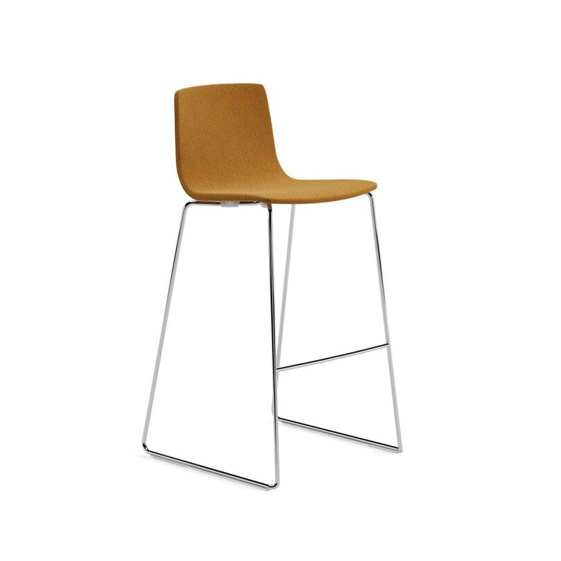 Aava 02 Wood Shell Counter & Bar Stool Upholstered