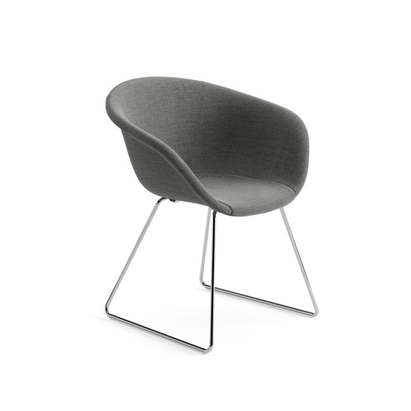 Duna 02 Sled Base Chair With  Full Upholstery