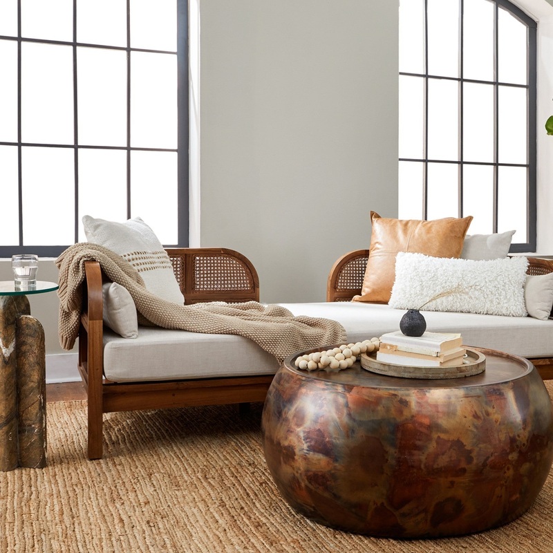 Eco-Oasis Teak & Rattan Recycled Daybed