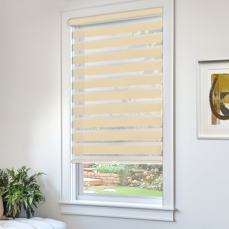 Premium Room Darkening Roller Shade Latitude Run Length & Width: 49″W x 72″L, Finish: Basic Pearl