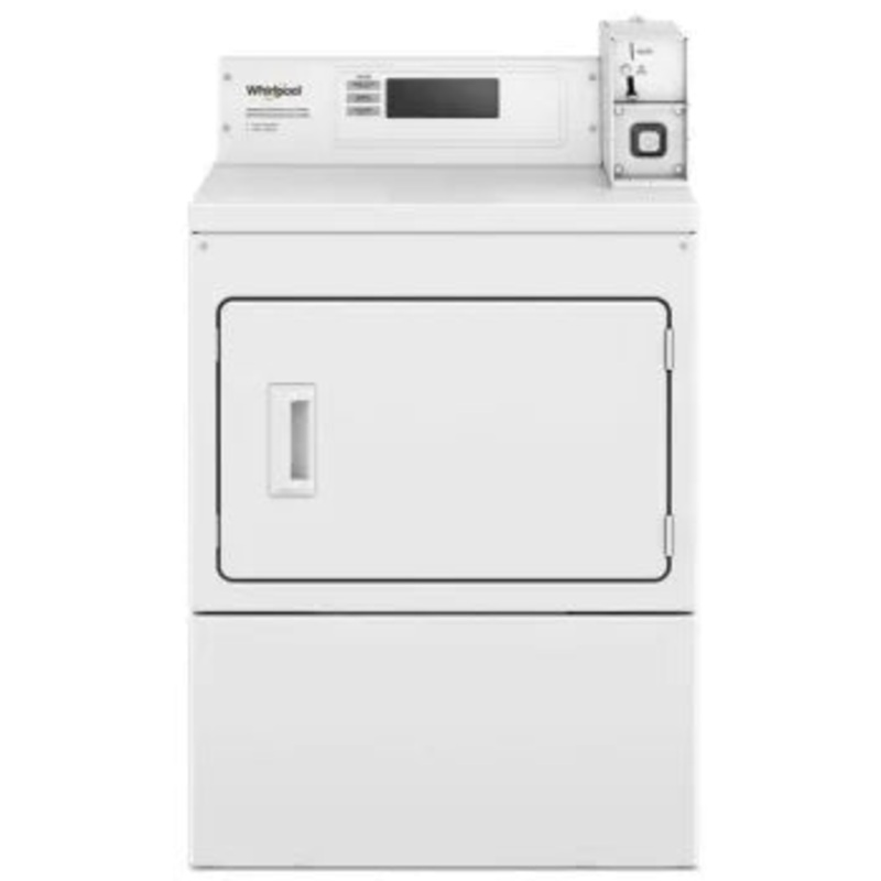 Whirlpool CEM2779JQ Commercial Electric Dryer With Factory Installed Coin Drop & Coin Box