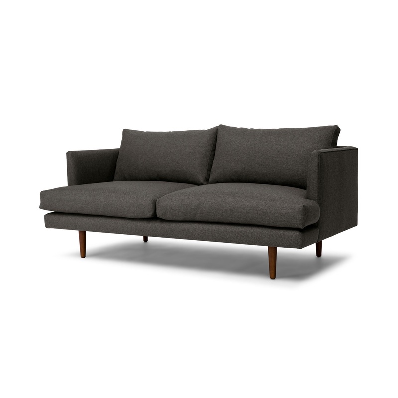 Burrard Graphite Gray Loveseat