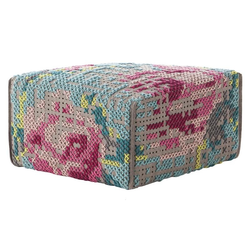 Canevas Spaces Square Pouf