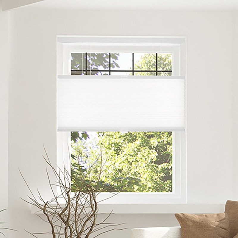 Custom Made Cordless Blackout Cellular Shade Chicology Blind Size: 51.5″W x 48″L Finish: Cotton