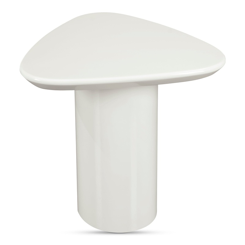 Sculptural Elegance Oval Pedestal Table