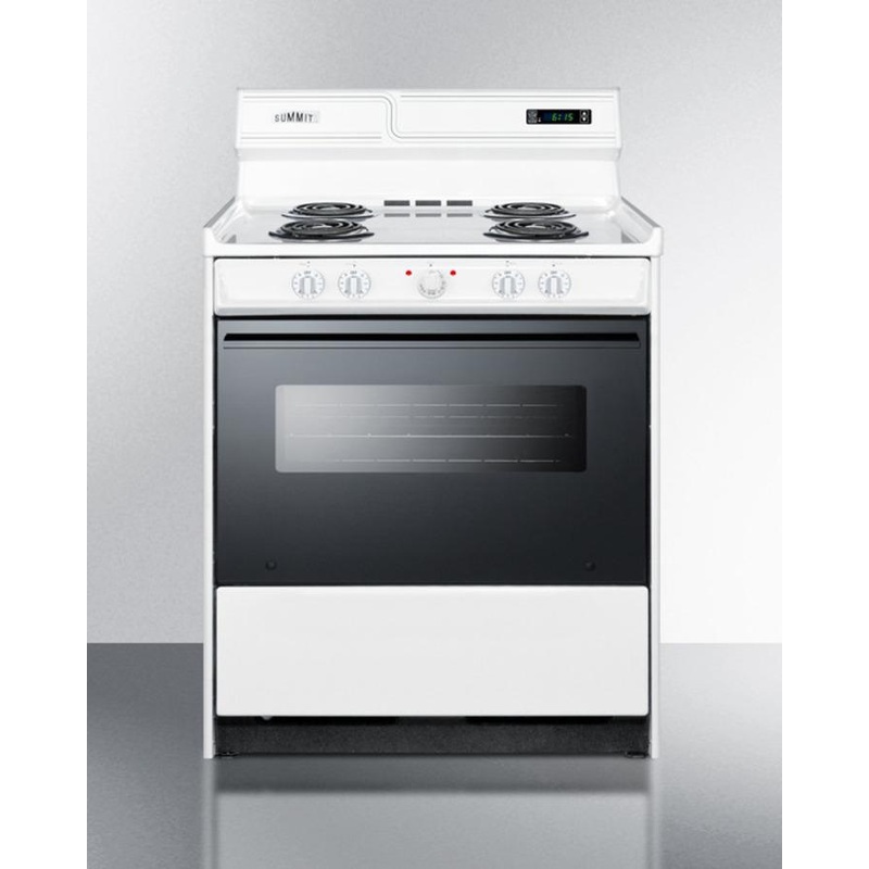 Summit WEM230DK 30″ Wide Electric Coil Top Range