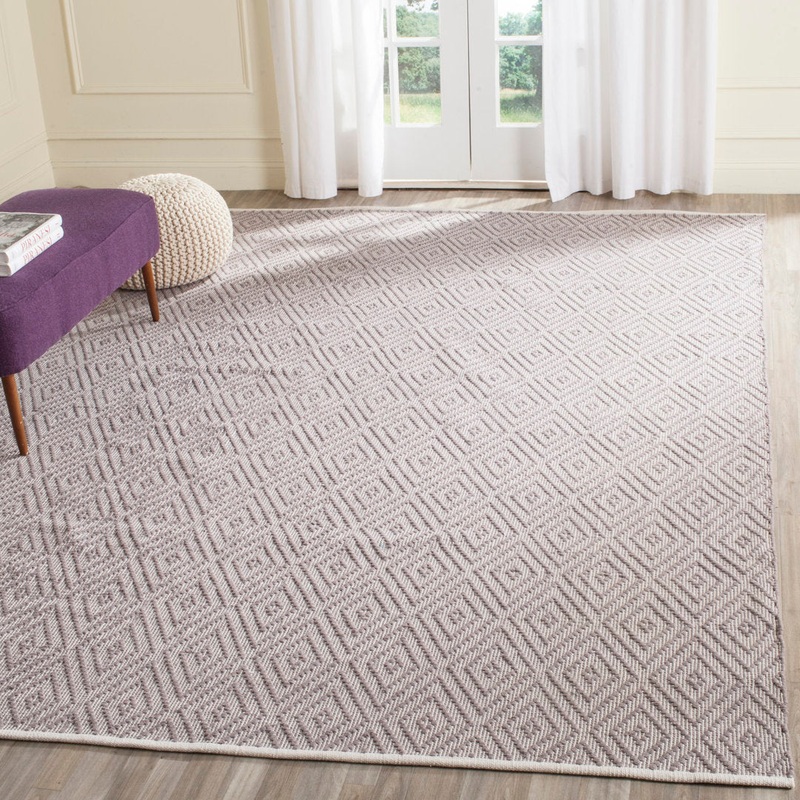Akihito Hand Woven Cotton Geometric Rug Wrought Studio Rug Size: Rectangle 5′ x 8′