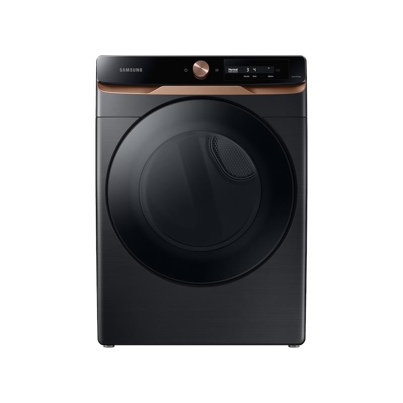 Samsung 7.5 cu. ft. AI Smart Dial Gas Dryer with Super Speed Dry and MultiControl in Brushed Black