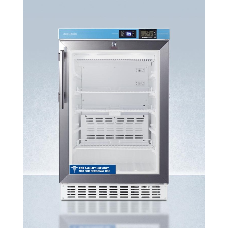 Summit ACR46GL 20″ Wide Built-In Pharmacy All-Refrigerator, Ada Compliant