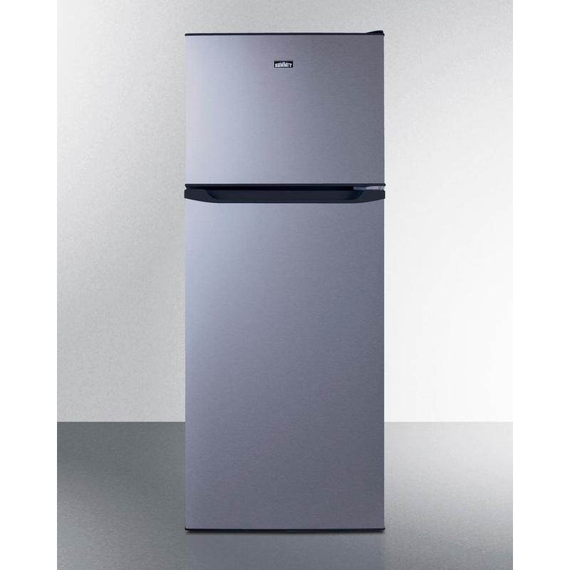 Summit FF1293SSIM 24″ Wide Top Mount Refrigerator-freezer With Icemaker