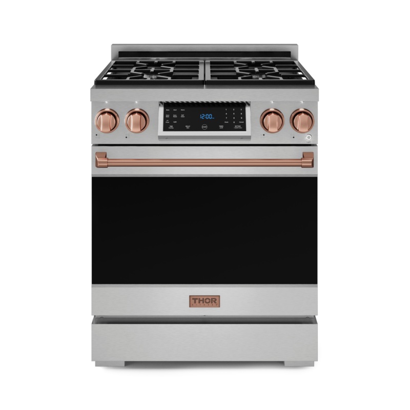Thor Kitchen RSG30LPRSG 30 Inch Professional Lp Range With Tilt Panel Touch Control In Stainless Steel/Rose Gold Gordon Ramsay Series – Rsg30Lp-Rsg