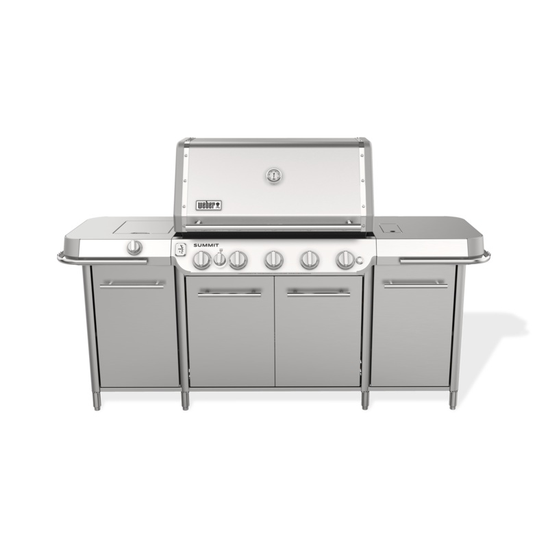 Weber 1500091 Summit GC38 S Grill Center (Liquid Propane) – Stainless Steel
