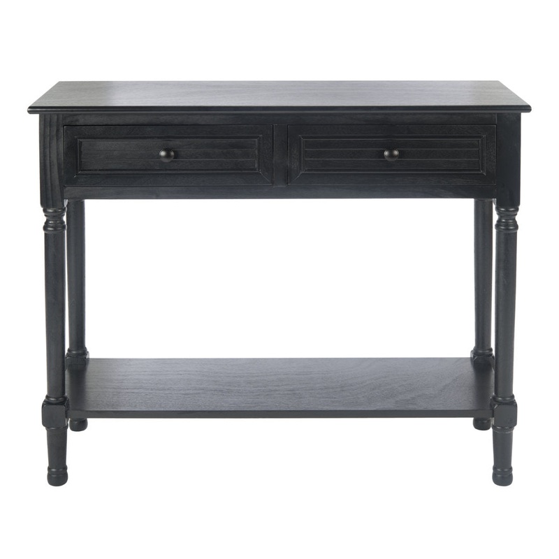 Amondre 36” Console Table Highland Dunes Color: Black