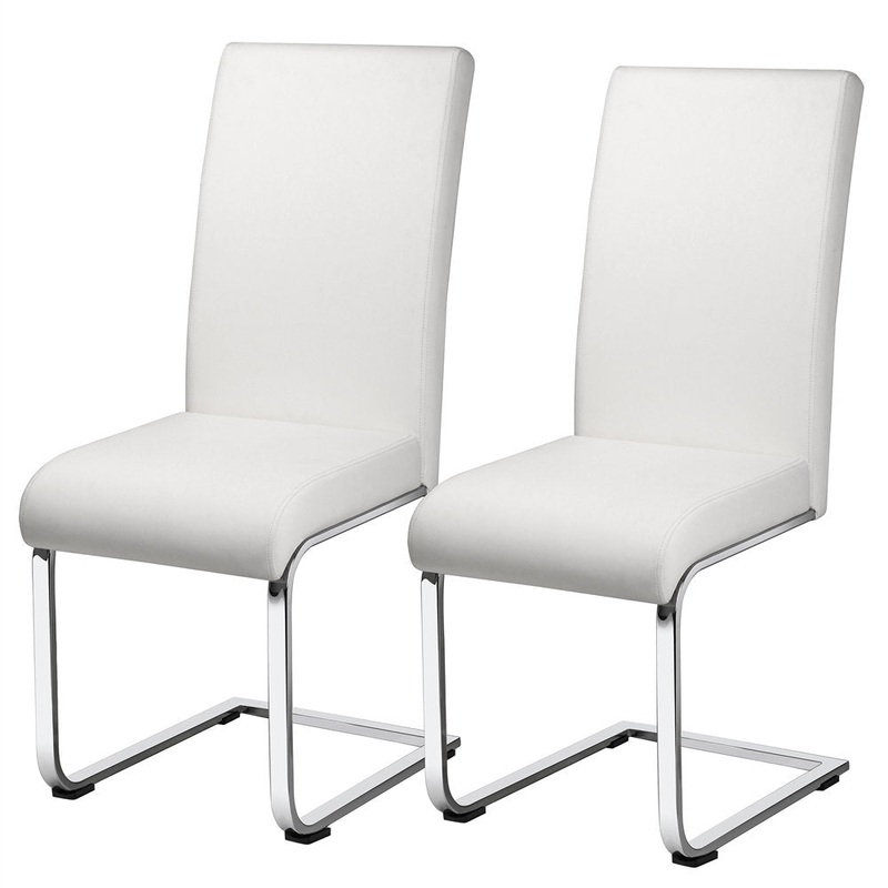 Austwell Parsons Chair (Set of 2) Wade Logan Upholstery Color: White