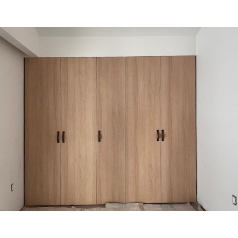 eggersmann Decor Lindberg Oak Modern Closet System with Eco Leather Skai Sotega Handles