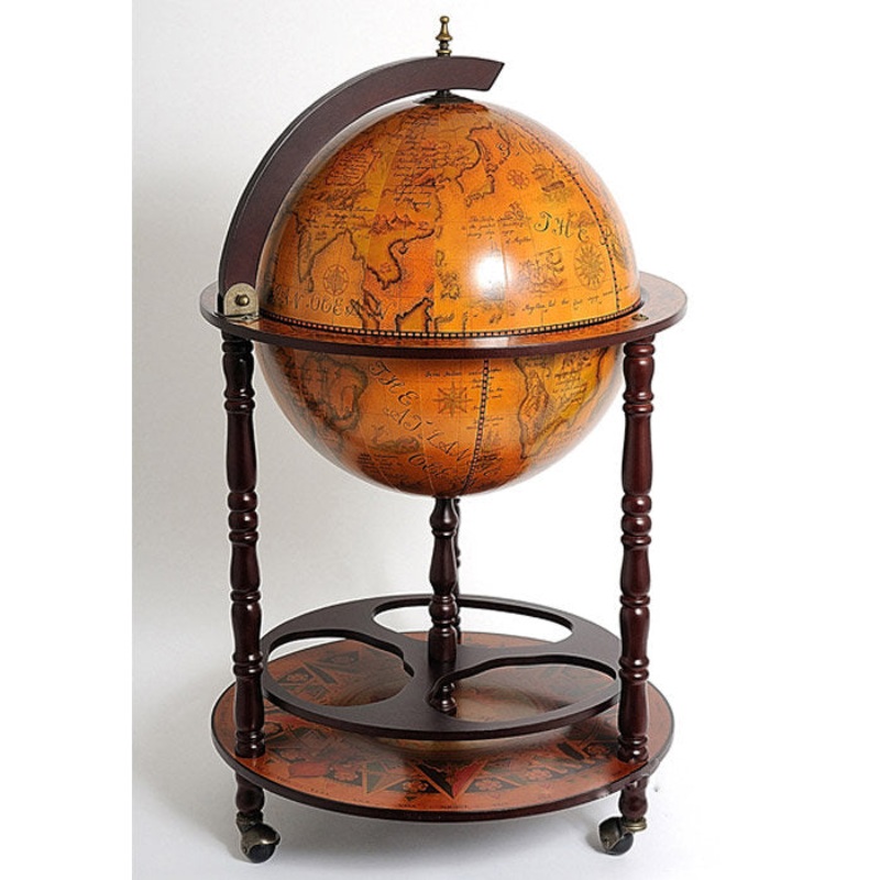Globe Drinks Cabinet Floor Standard World Menagerie