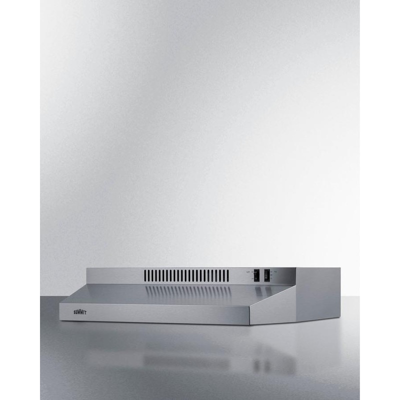 Summit H24RSS 24″ Under Cabinet Convertible Range Hood