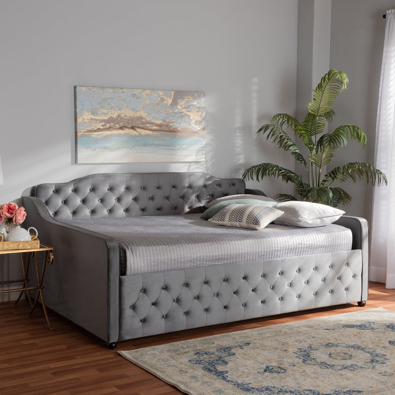 Whittlesey Solid Wood Daybed Rosdorf Park Color: Gray Size: Queen