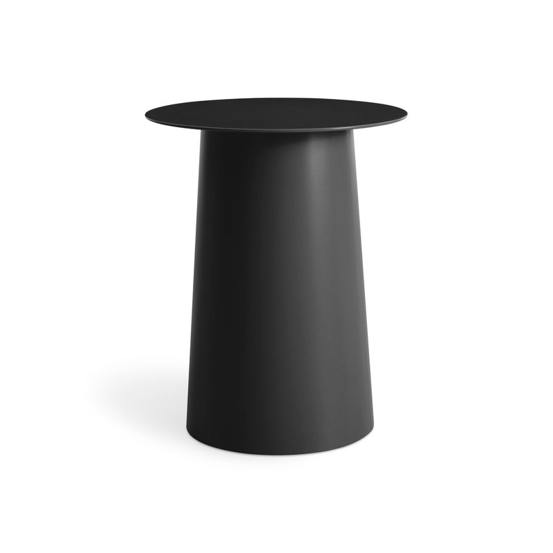 Circula Side Table Blu Dot Color: Oblivion Size: 21″ H x 17″ W x 17″ D