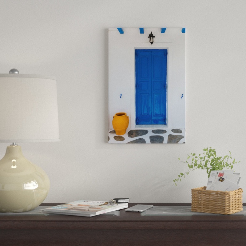 Fun House, Mykonos, Greece I’ Photographic Print on Canvas East Urban Home Mat Color: No Mat Size: 40″ H x 26″ W x 1.5″ D Format: Wrapped Canvas