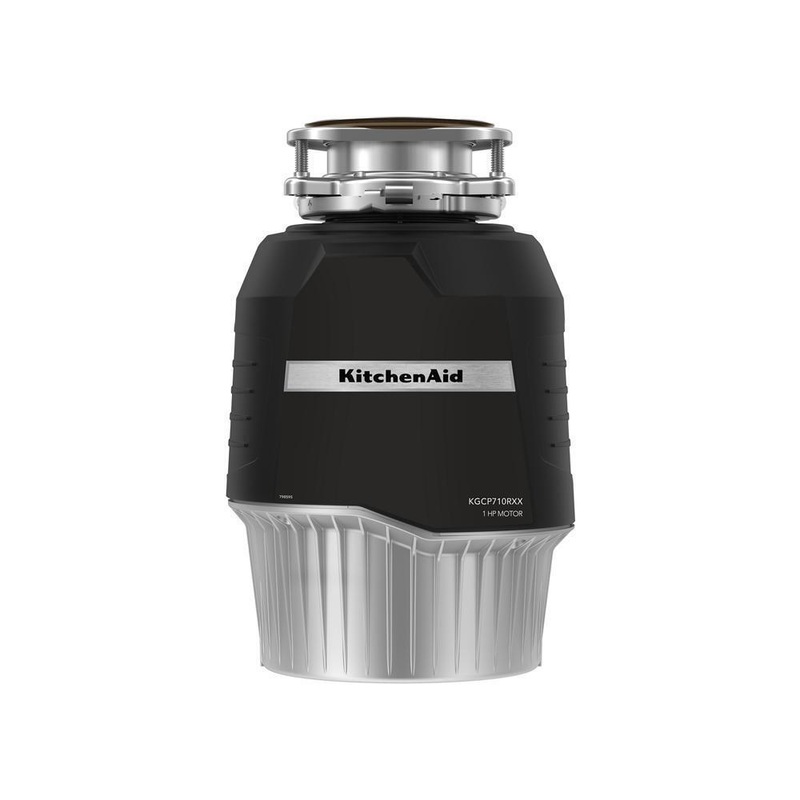 Kitchenaid KGCP710RXX 1 HP Continuous Feed Garbage Disposal with 4-Stage MultiGrind Technology