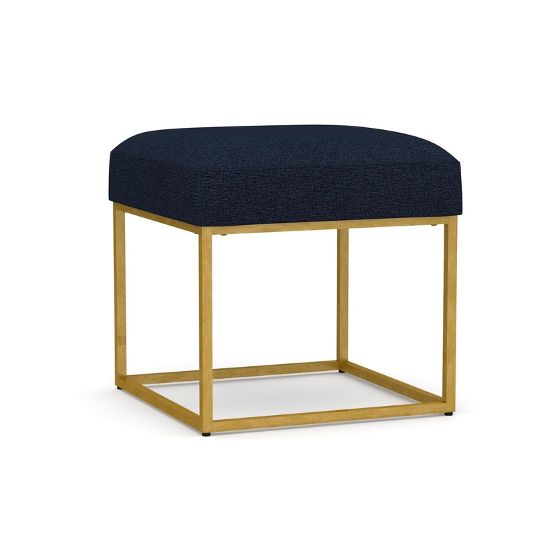 Millie Upholstered Square Accent Stool