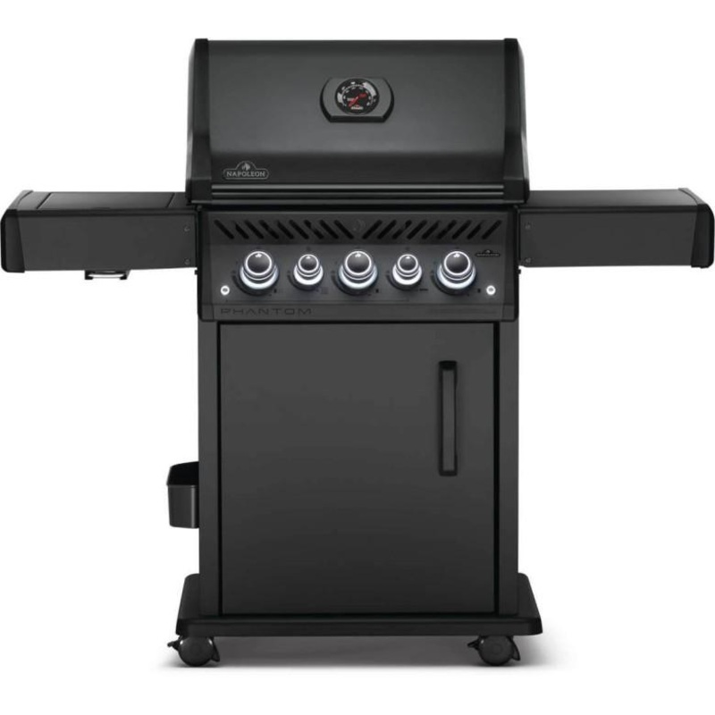 Napoleon Bbq RSE425RSIBPK1PHM Phantom Rogue SE 425 RSIB with Infrared Side and Rear Burner , Propane, Satin Black