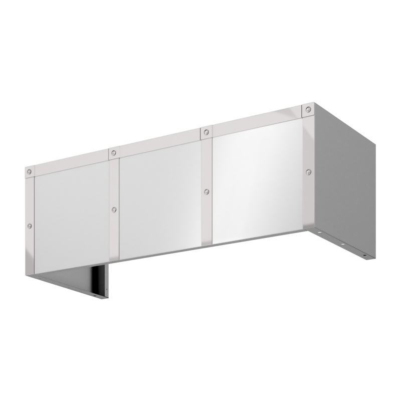 Zephyr DC14812AS Duct Cover, 48In X 12In, Ss
