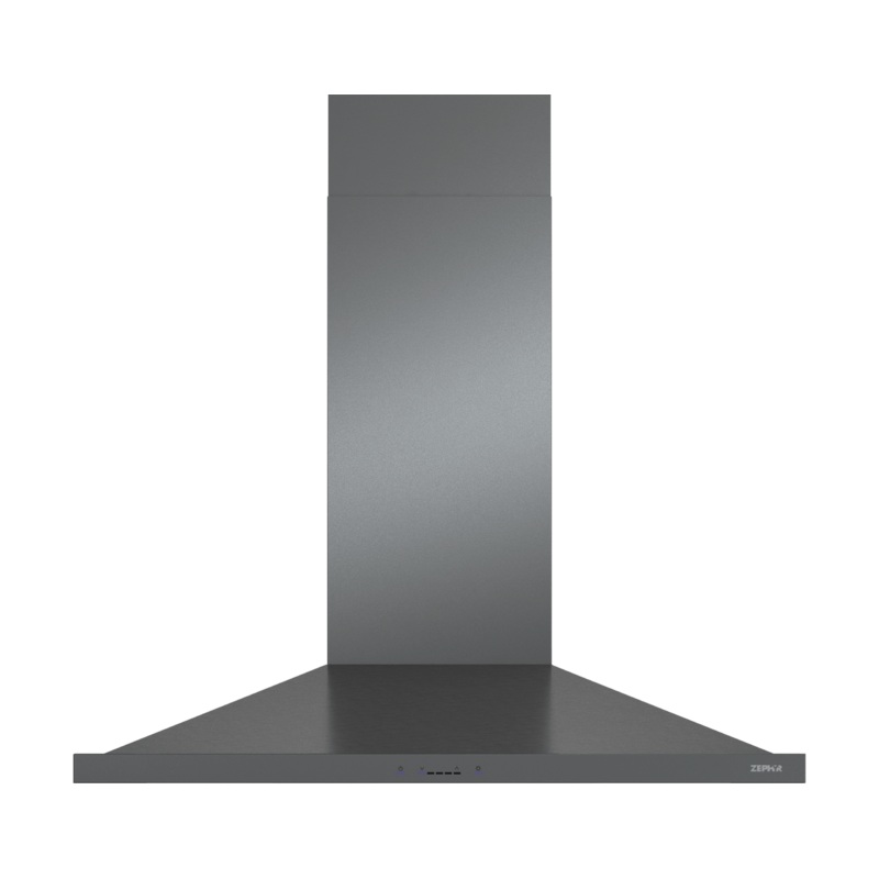 Zephyr ZANM90CBS Anzio, Wall, 90cm, Blk SS, 600 CFM, ACT, LED