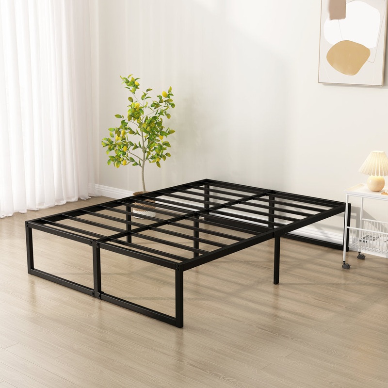16” Bed Frame Ebern Designs Size: Queen