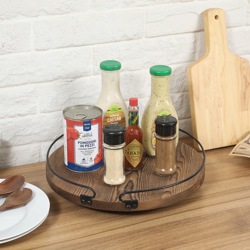 Believe Millwood Pines Lazy Susan Round Tray Millwood Pines