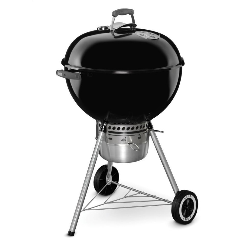 Weber 14401001 Original Kettle Premium Charcoal Grill 22″ – Black