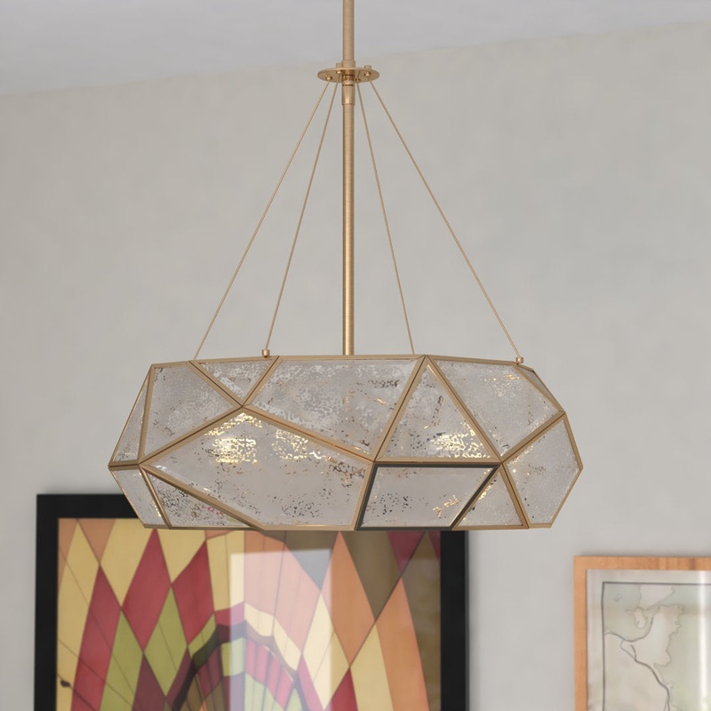 Alexander Single Drum Pendant Greyleigh Size: 24.5″ H x 20″ W x 20″ D