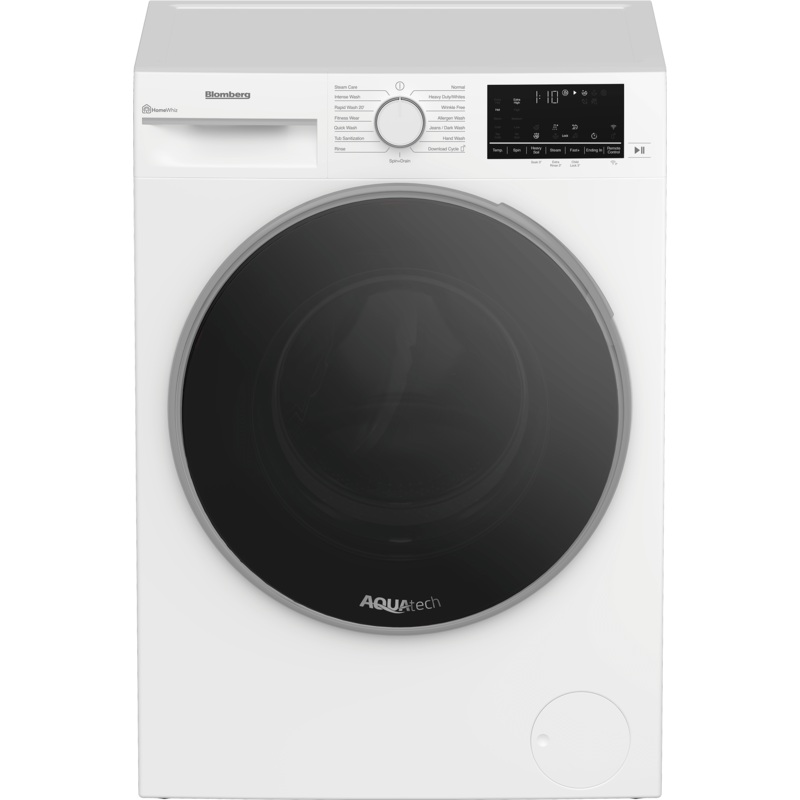 Blomberg Appliances WM98220SX New 24in Front Load Washer white – 120V outlet req’d (pair w/ ventless dryer)