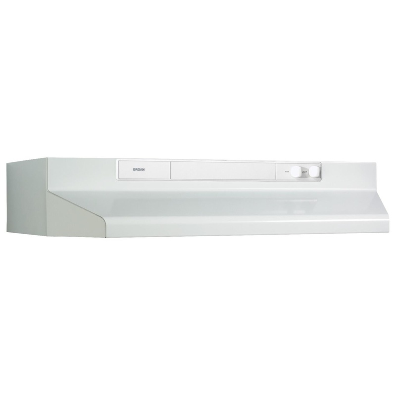 Broan 463011 **DISCONTINUED** Broan 30-Inch Convertible Under-Cabinet Range Hood, 220 CFM, White