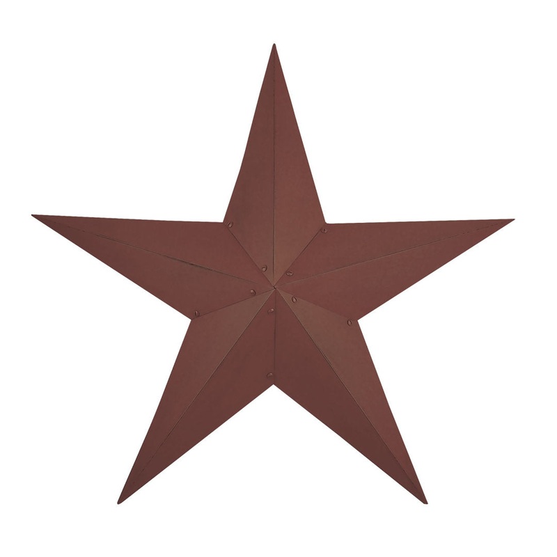 Farmhouse Barn Star Wall Dcor The Holiday Aisle Color: Burgundy Size: 36″ H x 36″ W x 5.5″ D