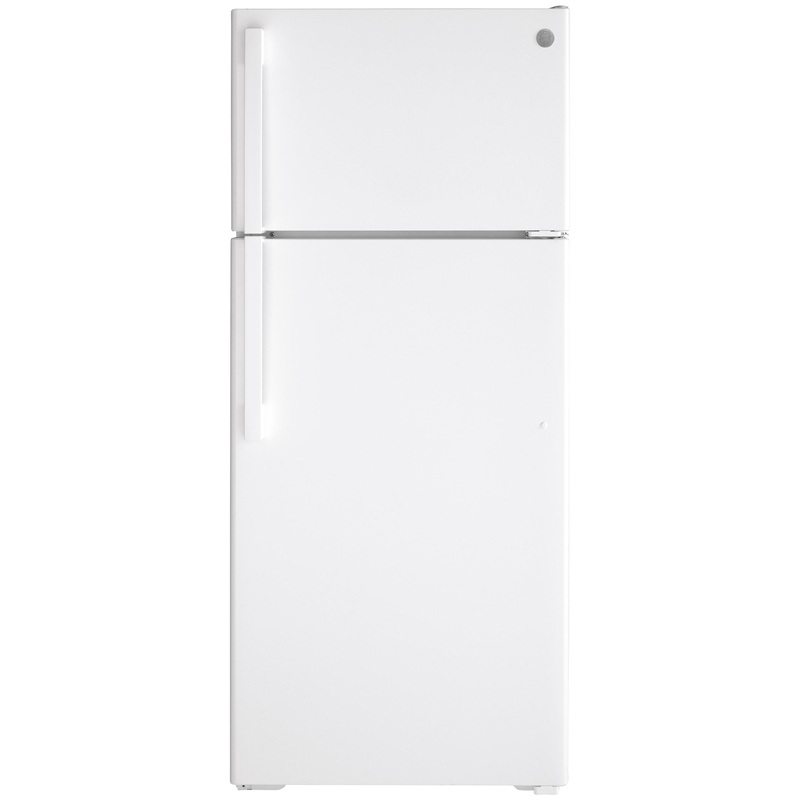 GTE18DTNRWW GE ENERGY STAR 17.5 Cu. Ft. Top-Freezer Refrigerator