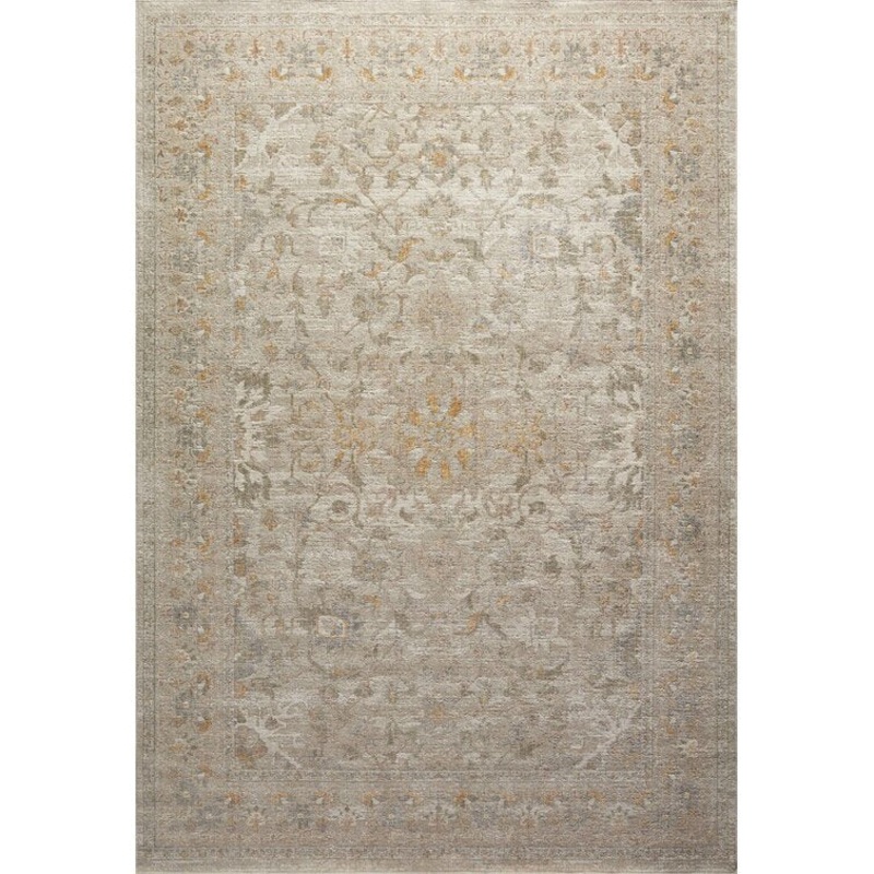 Rosemarie Floral Ivory Natural Area Rug-10’x14′