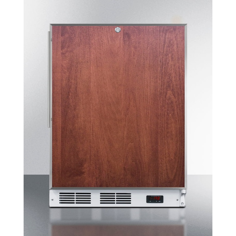 Summit VT65ML7BIFRADA Commercial Ada Compliant Built-In Medical All-Freezer With Lock, Capable Of -25 C Operation; Door Accepts Slide-In Panels