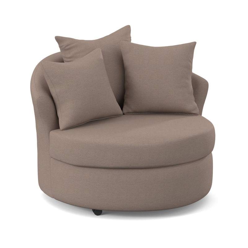 Alsup Barrel Chair Andover Mills Fabric: Morris Granola