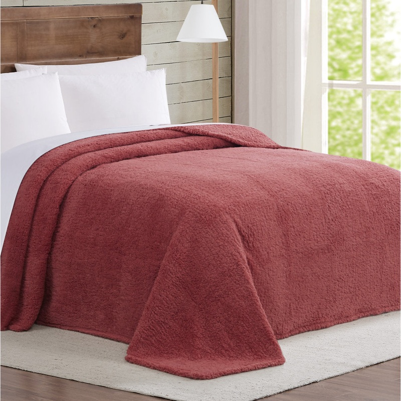 Blanket Brooklyn Loom Color: Dusty Rose Size: Queen