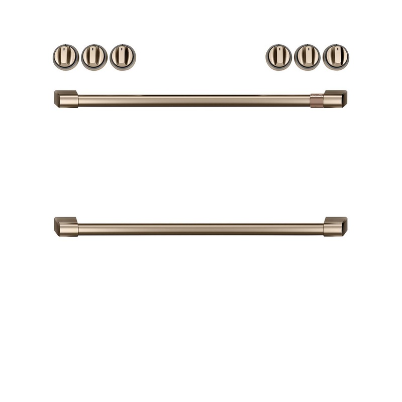 Cafe CXFCHHKPMBZ CAF(EBACK) Front Control Induction Knobs and Handles – Brushed Bronze